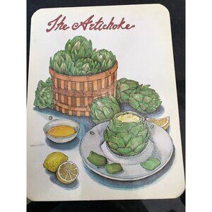 Vintage 1970's Artichoke Wall-Trivet Potpourri Press Kitchen Décor Made In U.S.A